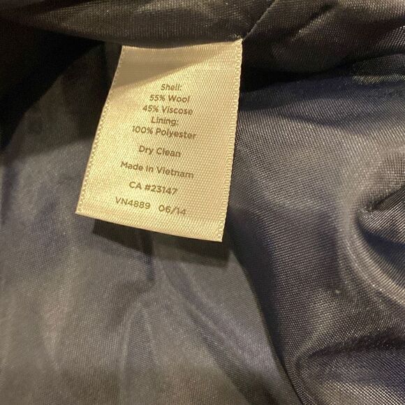 Talbots Red White Navy Blue Plaid Skirt Womens Size 12 Side Zip Front Pockets - Picture 4 of 7